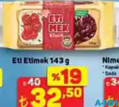 ETİ ETİMEK 143 G ETİ ETİMEK 143 G